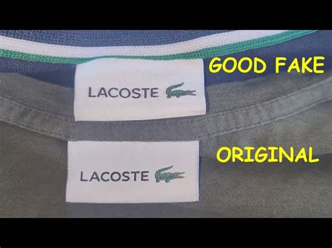 how to see original lacoste